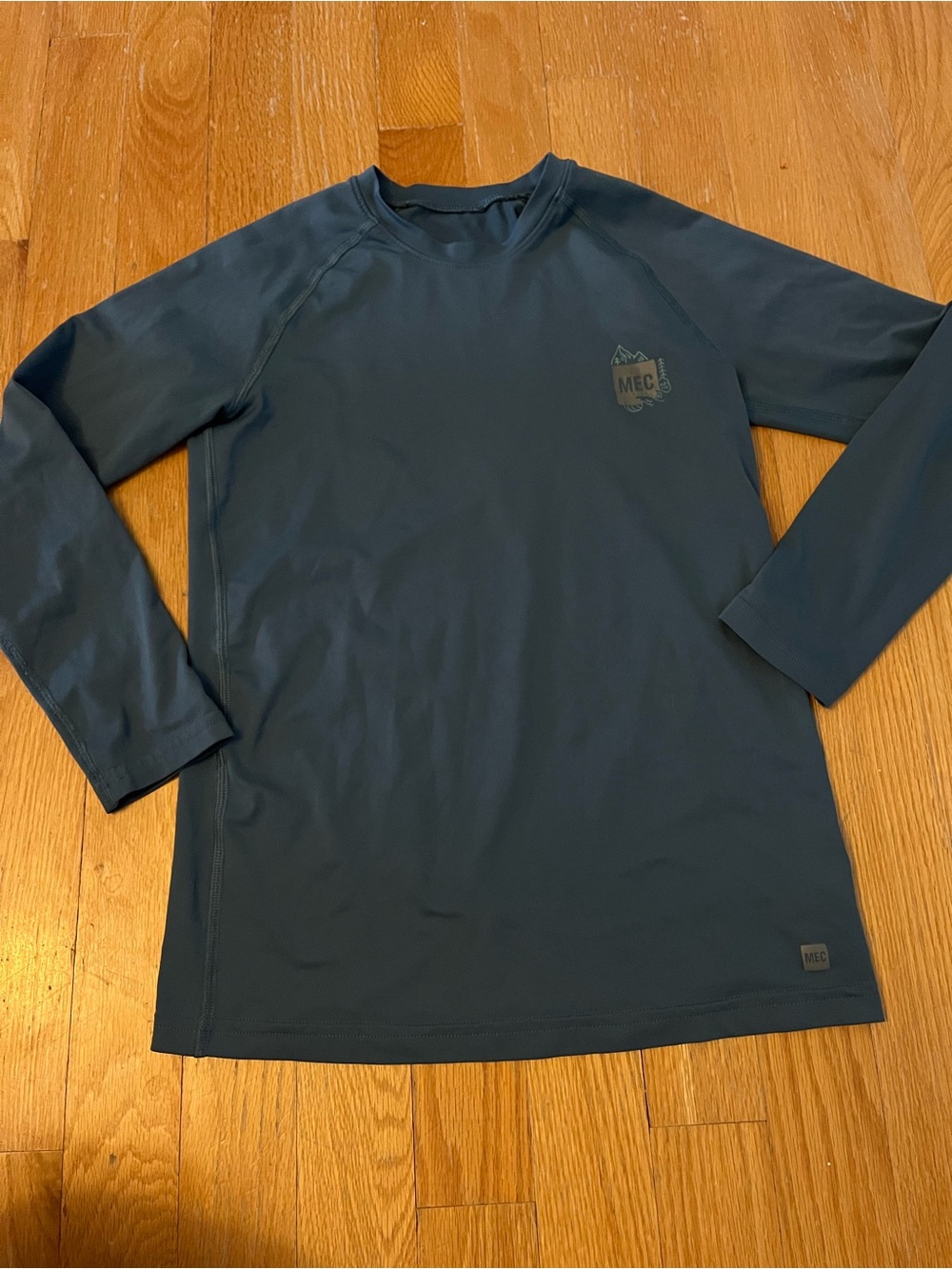 MEC Kids Long-Sleeve Crew Shirt - Slate Blue